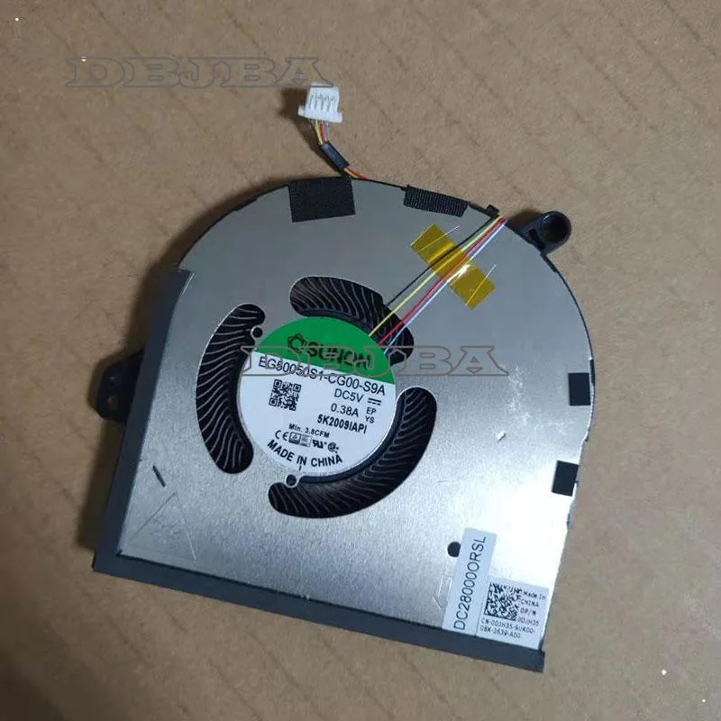 DBTLAP DBTLAP laptop cooling fan for Dell XPS 15 9500 0DJH35 DJH35 EG50050S1-CG00-S9A — product photo