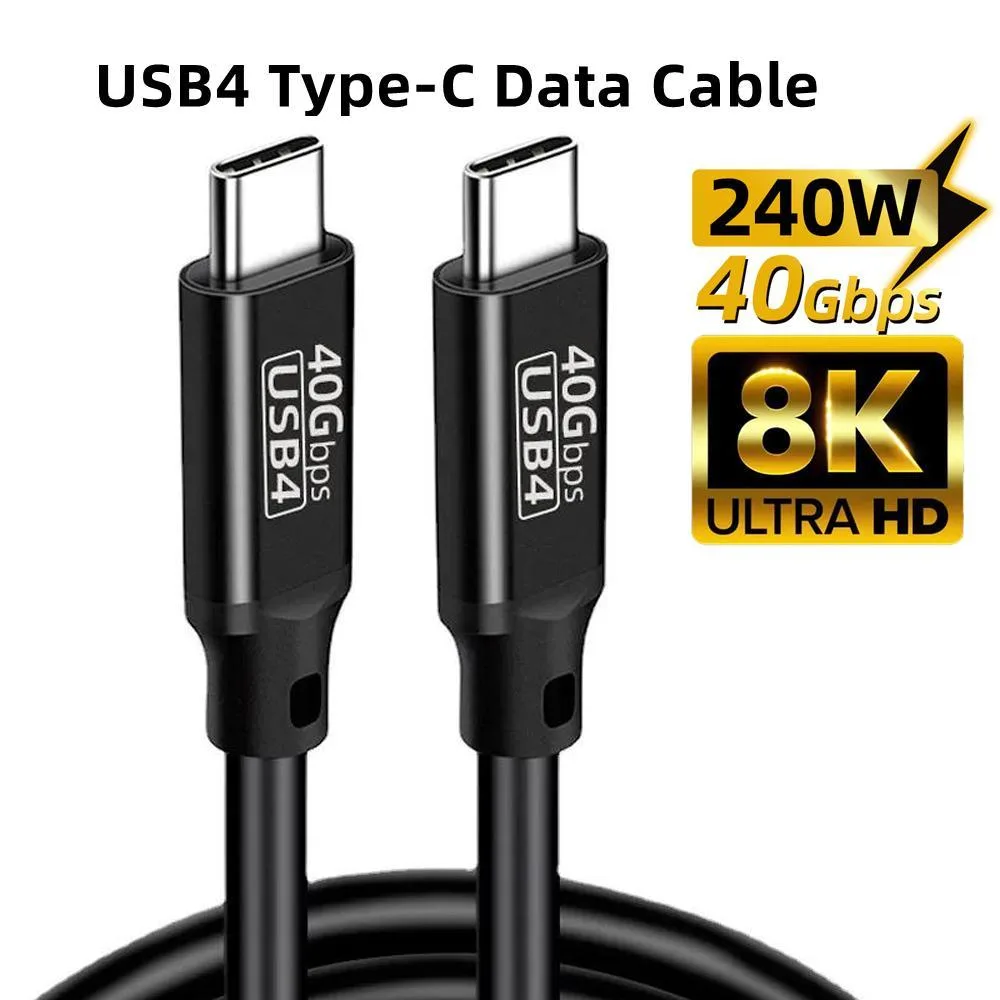 WRIARICH WRIARICH USB4 cable 1.6ft 40Gbps 240W 8K@60Hz — product photo
