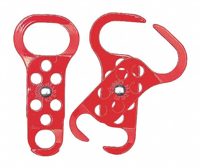 Brady Brady 236919 Lockout Hasp Red Steel 6 Padlocks — product photo