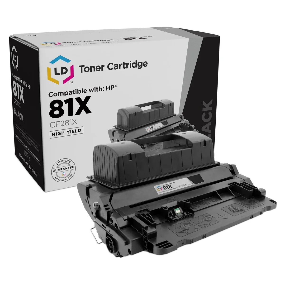 LD Products LD Products Compatible Toner Cartridge HP 81X CF281X High Yield Black 1-Pack — product photo