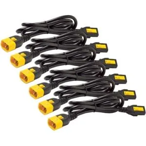 APC APC AP8704S-WW Locking C13 to C14 Power Cord Kit 6 Pack 1.2m — product photo
