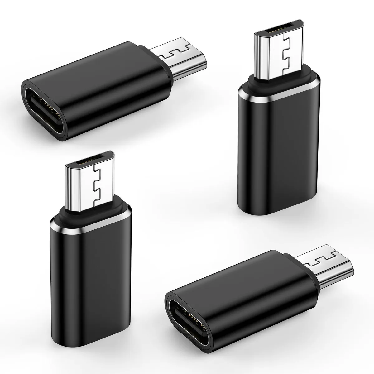 ABCPOW K060 USB-C to Micro USB Adapter 4 Pack — product photo