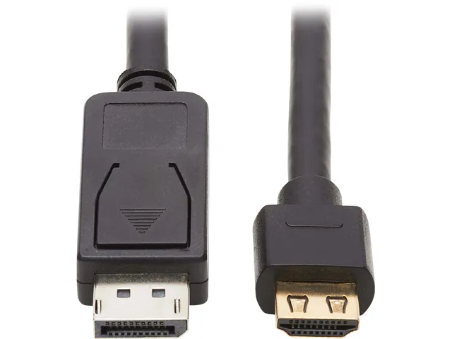 Tripp Lite Tripp Lite P582-010-4K6AE 10 ft DisplayPort 1.2a to HDMI 2.0 Active Adapter Cable (M/M) 4K @ 60 Hz Black — product photo