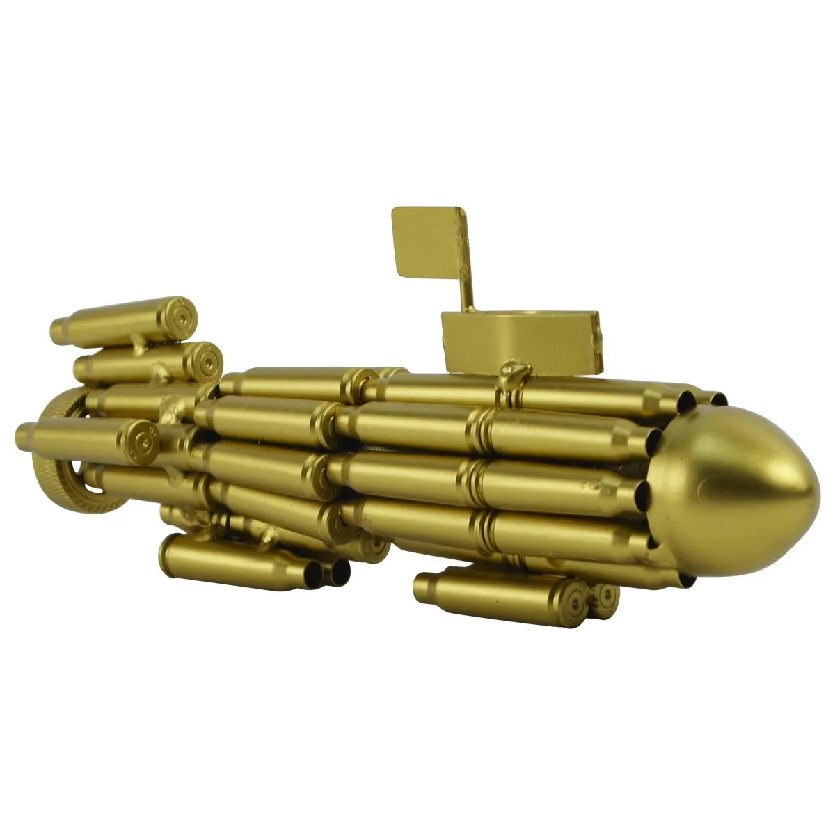 TreasureGurus, LLC TreasureGurus, LLC Navy Diving Submarine Bullet Casing Model Gold — product photo
