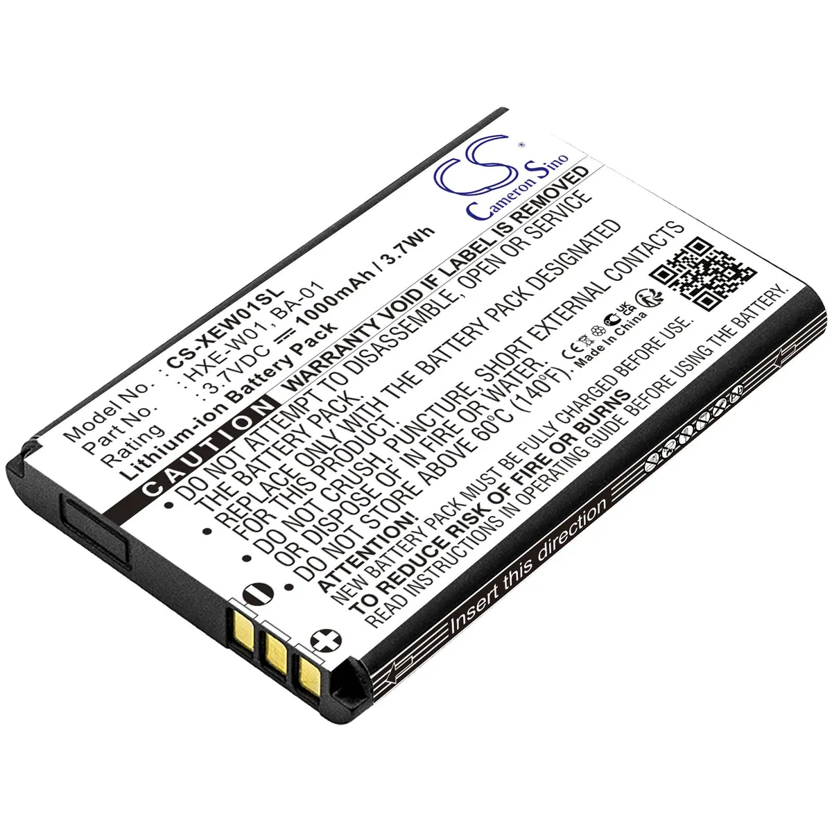 Cameron &amp; Co Cameron &amp; Co DS-CS-XEW01SL GPS Battery 1 Ah — product photo