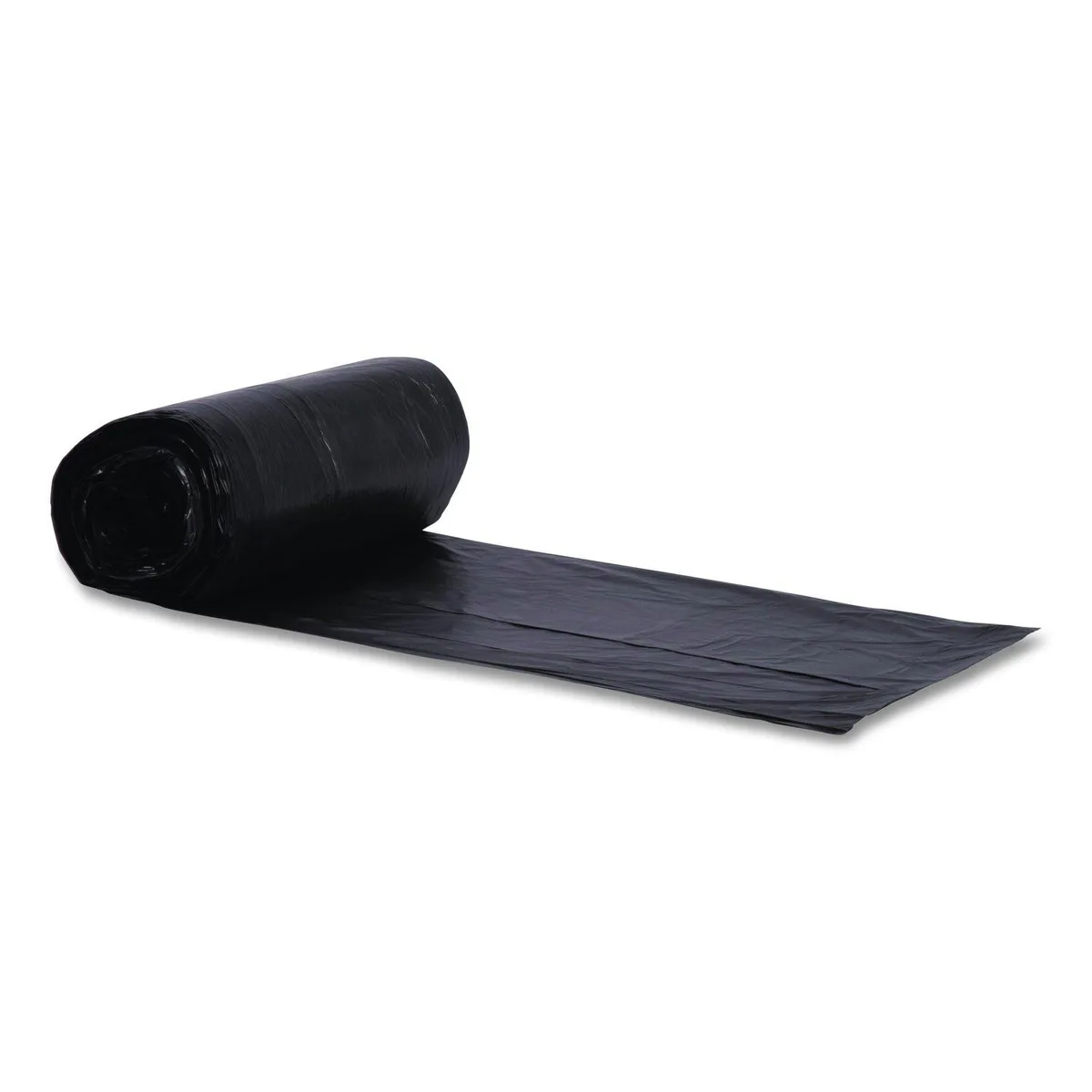 Boardwalk Boardwalk High-Density Can Liners 60 gal 22 mic 38 x 60 Black 150/Carton — product photo