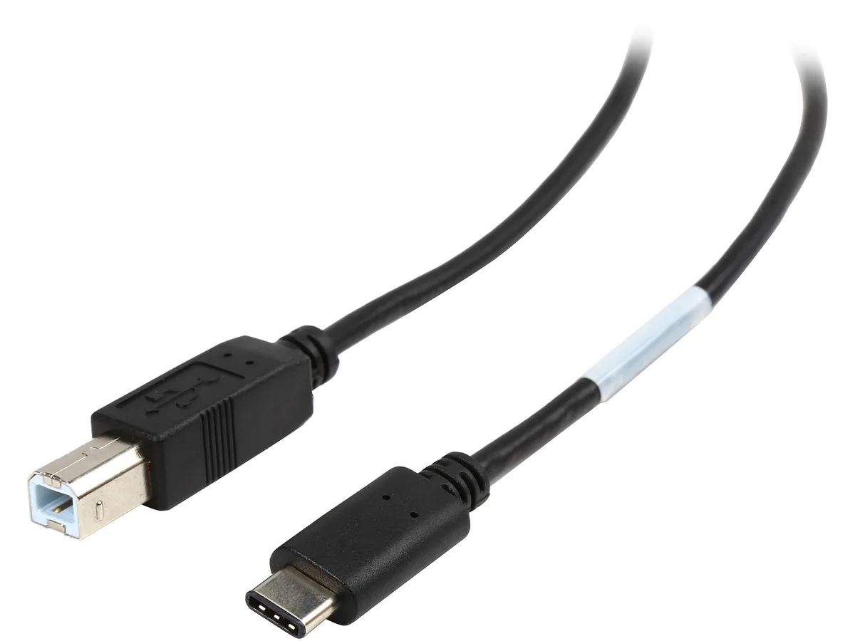 Tripp Lite Tripp Lite U040-006 USB 2.0 B Male to USB Type-C Male Cable 6 ft — product photo