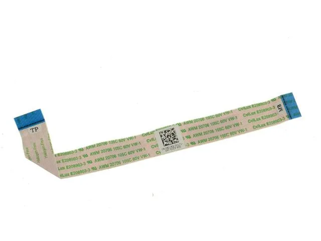 Flat orange flexible ribbon cable with connector ends for Dell Latitude E7270 touchpad