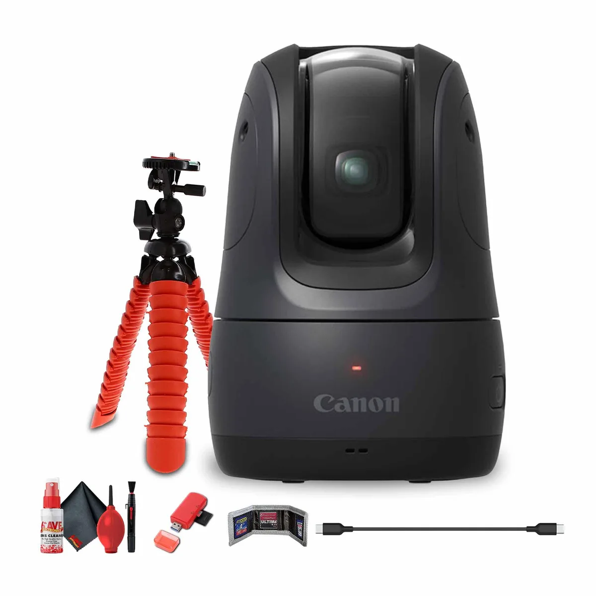 Canon Canon PowerShot PICK PTZ Camera Black 64GB Card Tripod Bundle — product photo