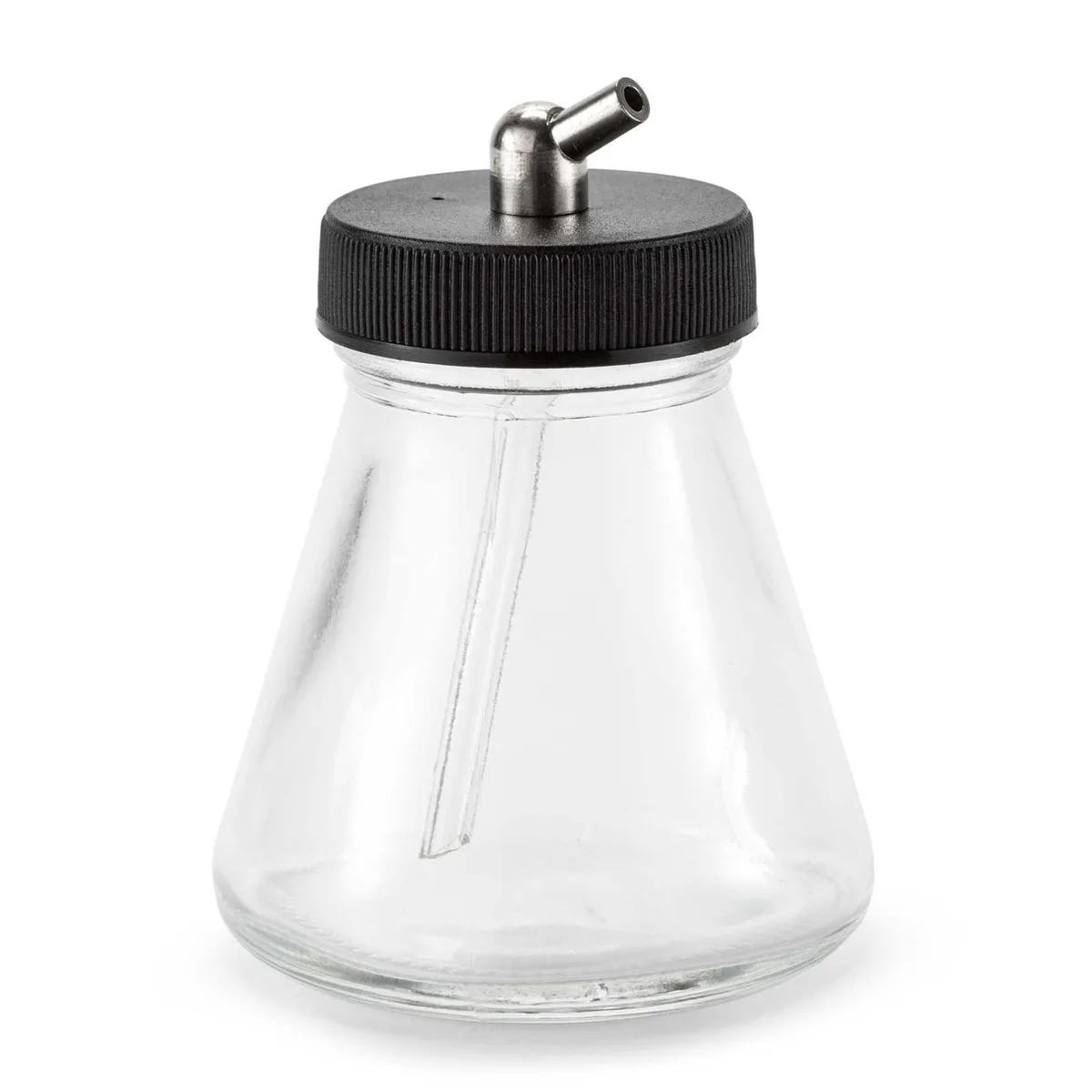POINTZERO POINTZERO 80cc Glass Airbrush Bottle Black 2.5" 2.75" PZ-276 PZ-316 — product photo