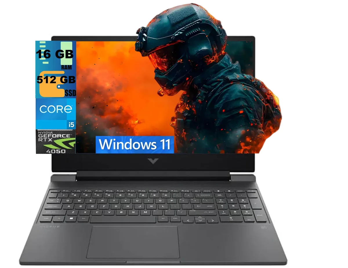 HP HP Victus 15 gaming laptop 15.6 FHD 144Hz i5-13420H RTX 4050 16GB 512GB — product photo