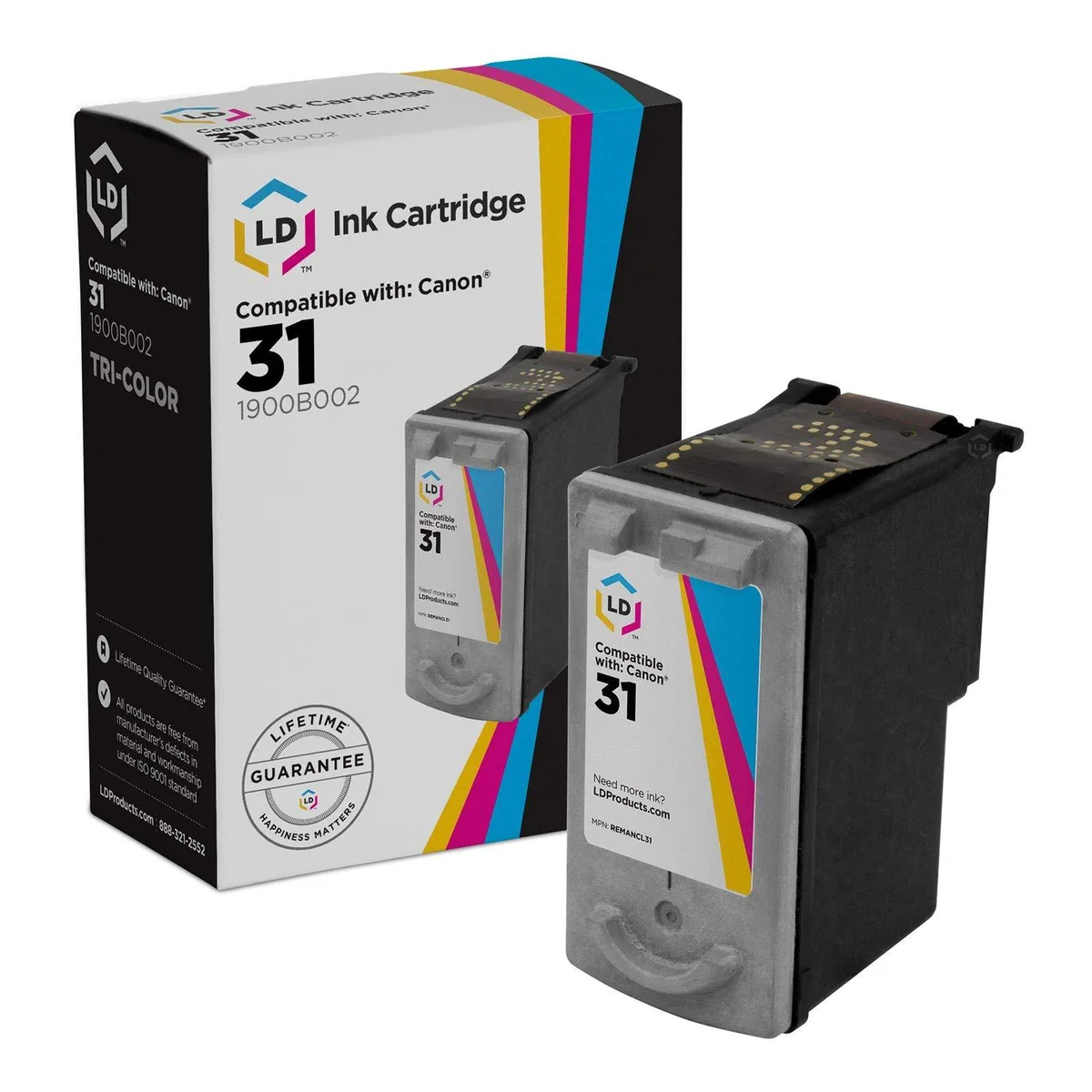 LD Products LD Products CL31 Tri-Colour Ink Cartridge 207 Pages — product photo