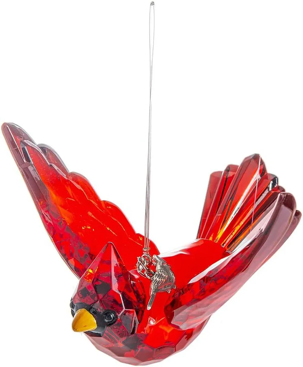 Ganz Ganz ACRY-743 Radiant Cardinal Ornament, Red, 4.25 in wide — product photo