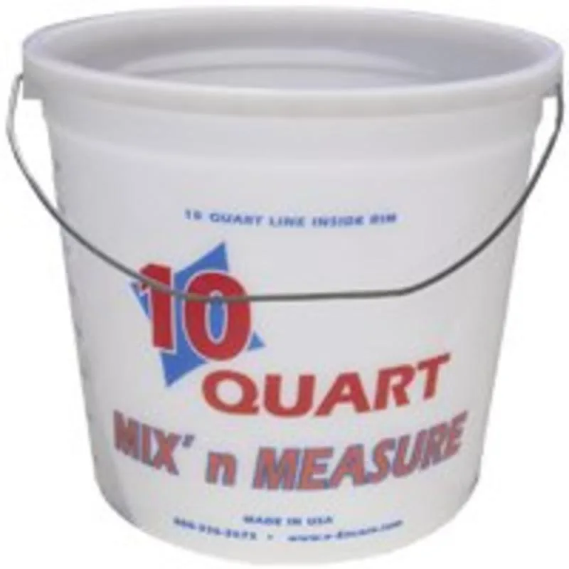 Encore Encore 1045139 Mix and Measure Paint Bucket 10 qt HDPE White — product photo
