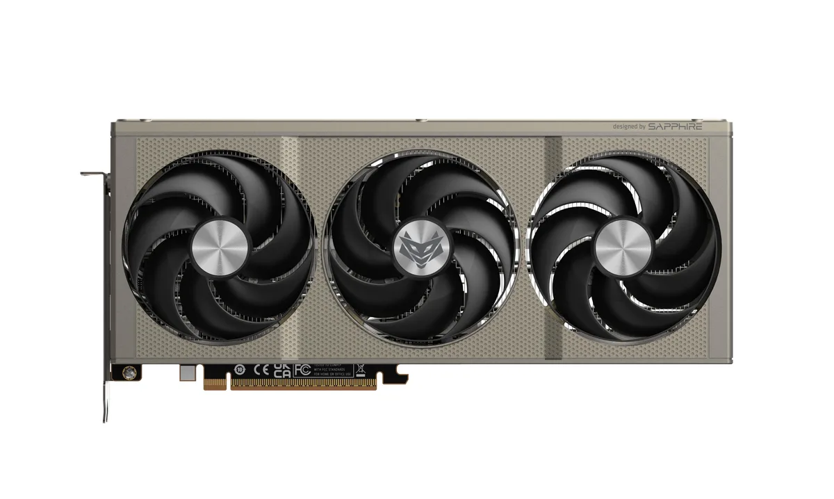Sapphire Tech Sapphire Tech NITRO+ Radeon RX 9060 XT 16GB graphics card — product photo