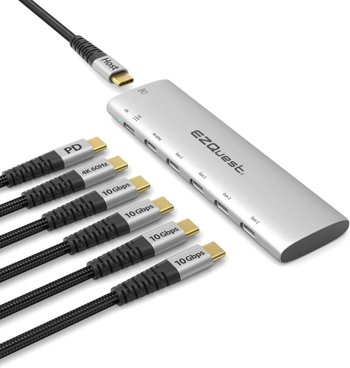 MCHOSE MCHOSE USB Type-C Slim HUB GEN 2 Adapter 6-in-1 — product photo