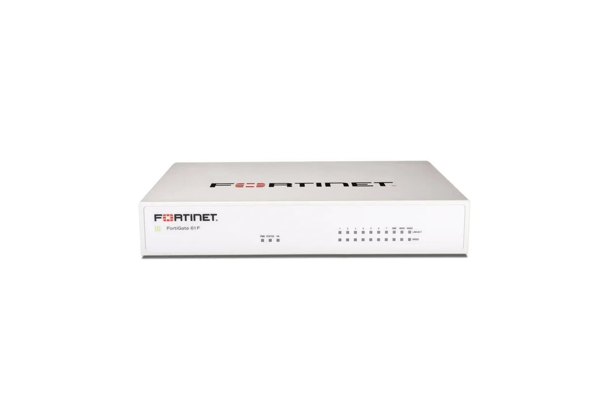 Fortinet Fortinet FG-61F firewall appliance 10 port 128 GB SSD — product photo