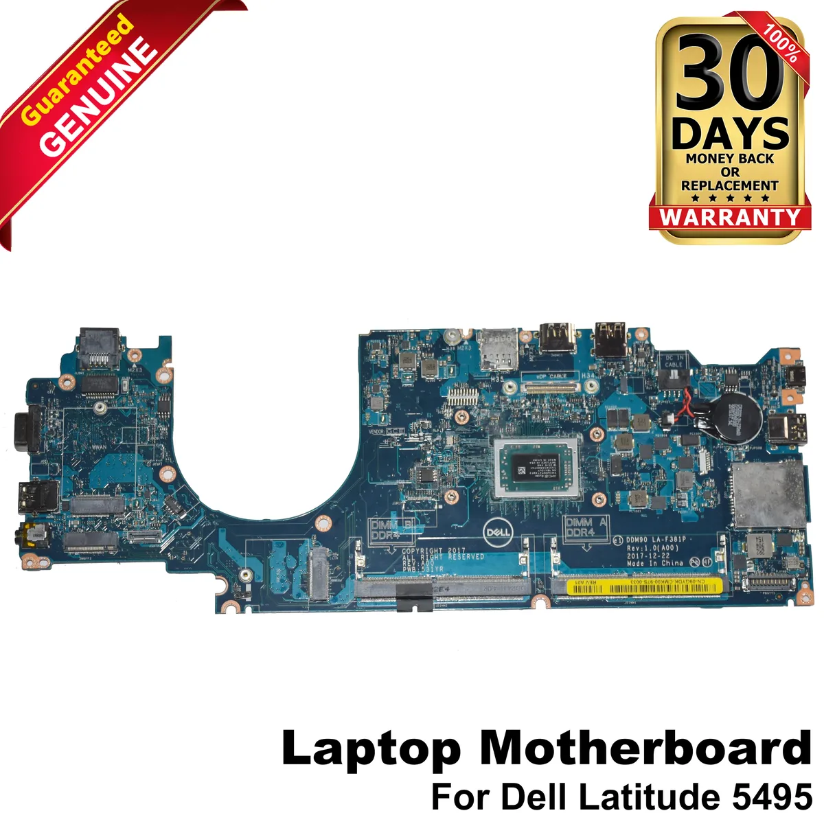 DELL DELL Latitude 5495 Motherboard AMD Ryzen 5 Pro 2500U 2.0GHz 9GYDK — product photo
