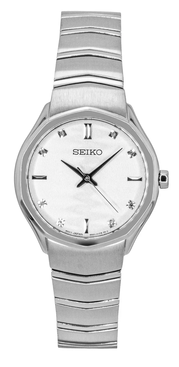 Seiko Seiko Conceptual SUR615P1 30 mm White Dial Quartz Watch — product photo