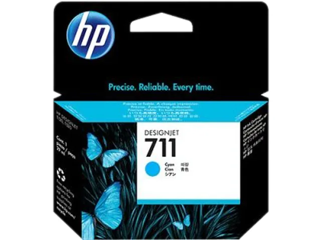HP HP 711 CZ130A Cyan 29 ml ink cartridges (genuine brands) — product photo