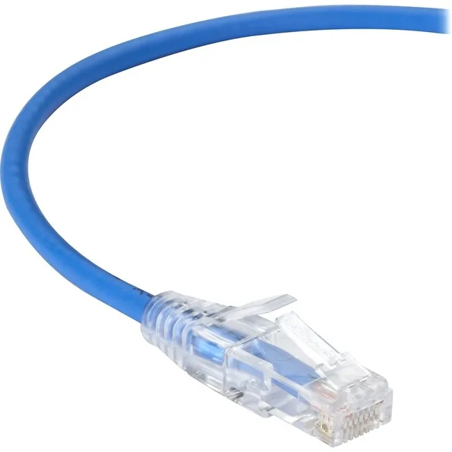 Black Box Corporation Black Box Corporation C6PC28-BL-10 Slim-Net Cat6 Patch Cable Blue 10Ft — product photo