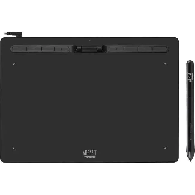 Adesso Adesso CybertabletK12 graphics tablet 12" x 7" 8192 pressure levels — product photo