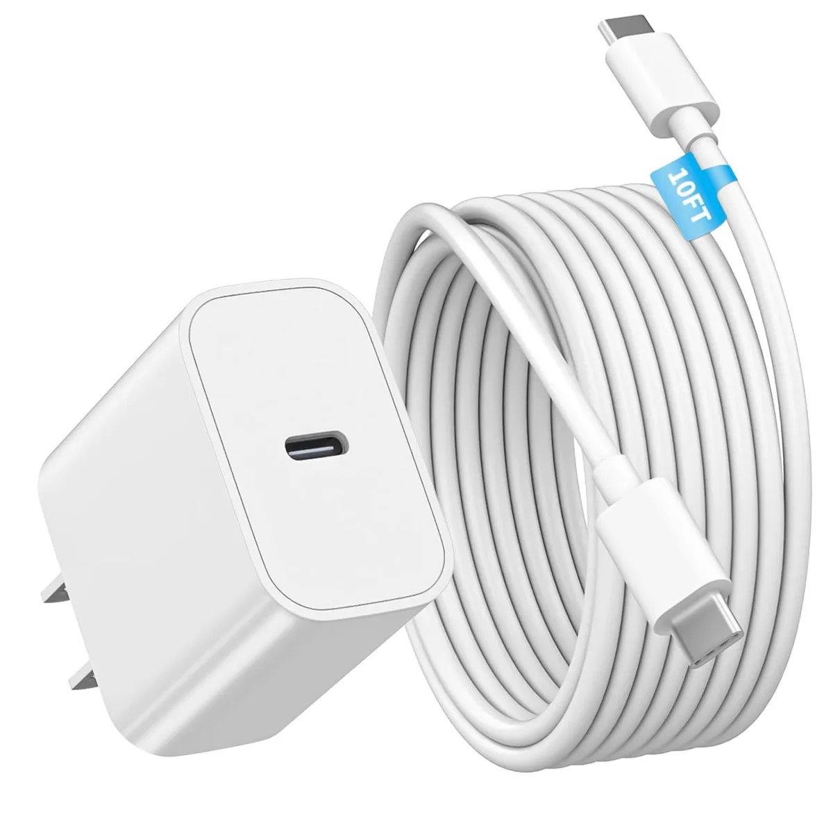 Kootion Kootion 20W USB-C Charger with 10ft USB-C to USB-C Cable — product photo