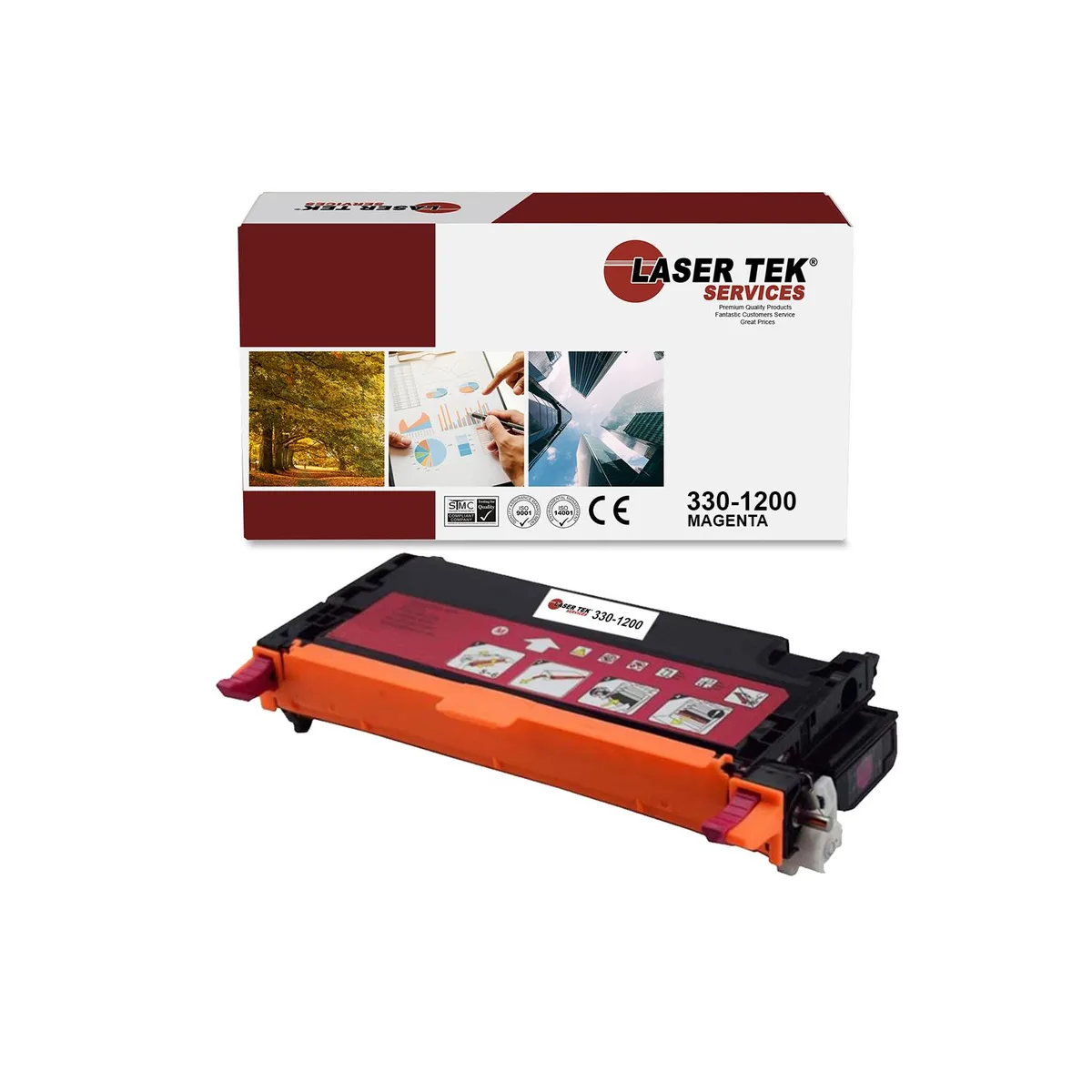 Laser Tek Services Laser Tek Services Magenta Toner Cartridge 330-1200 Dell 3130 9000 Pages — product photo