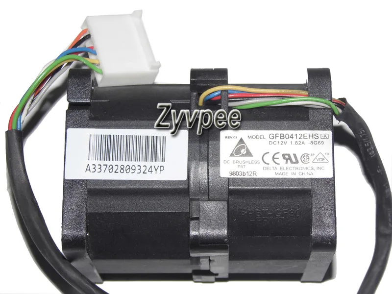 Zyvpee Zyvpee GFB0412EHS 8G69 40x56mm 12V 1.82A 8-wire 6-pin server fan — product photo