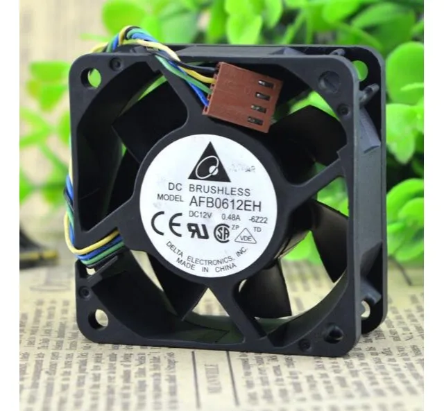 Fans Fans AFB0612EHDimension 60×60×25 mm 12 V 0.48 A 6800 RPM case fan — product photo