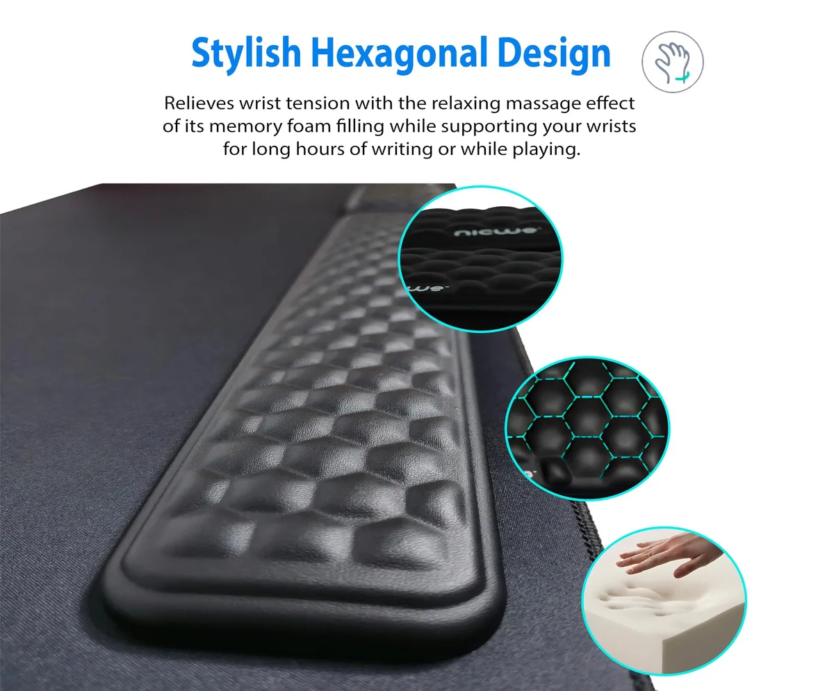  Keychron large black Mouse Pad 50 Inches Black 2mm .472 kilograms — product photo