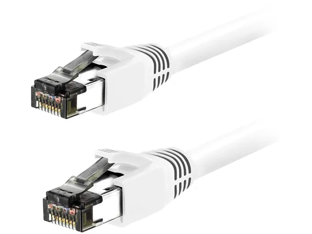 Nippon Labs Nippon Labs 60CAT8-5-24WT-10P Cat8 network ethernet cable 5 ft White 24 AWG shielded 2 GHz 40G — product photo