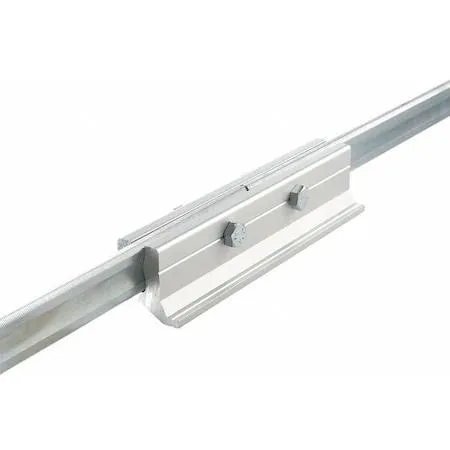 Silver metal clamp extender with sliding jaw and handle
