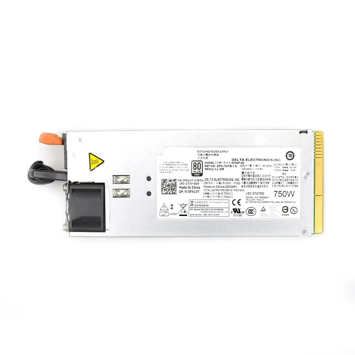 WMtec WMtec Server Power Supply 750W for R510 R910 T710 Z750P-00 F613N FN1VT CNRJ9 — product photo