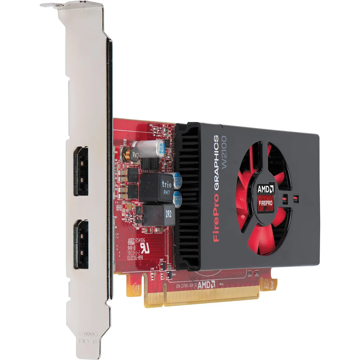 ATI ATI W2100 2GB GDDR3 128-bit workstation graphics card — product photo