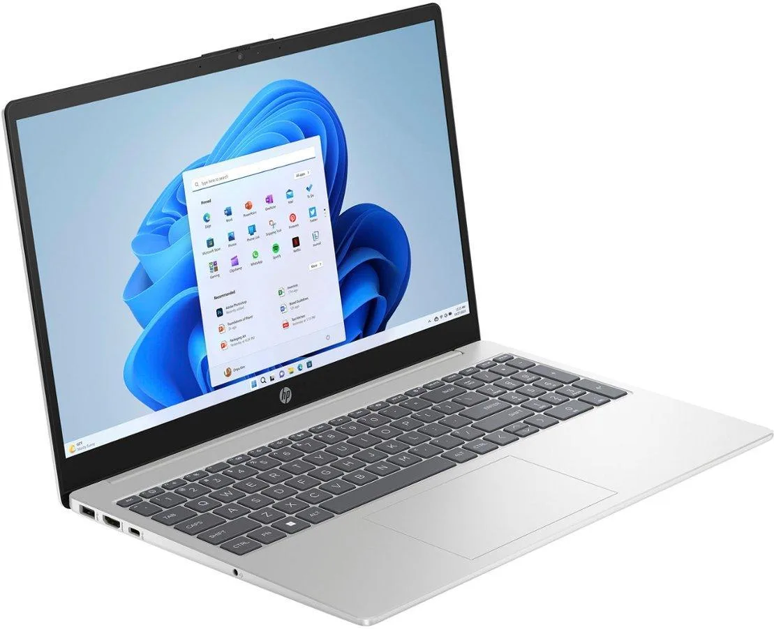 HP HP 15-fd0107dx 15.6" Touch laptop Core i7-1255U 16GB 512GB SSD Natural Silver — product photo
