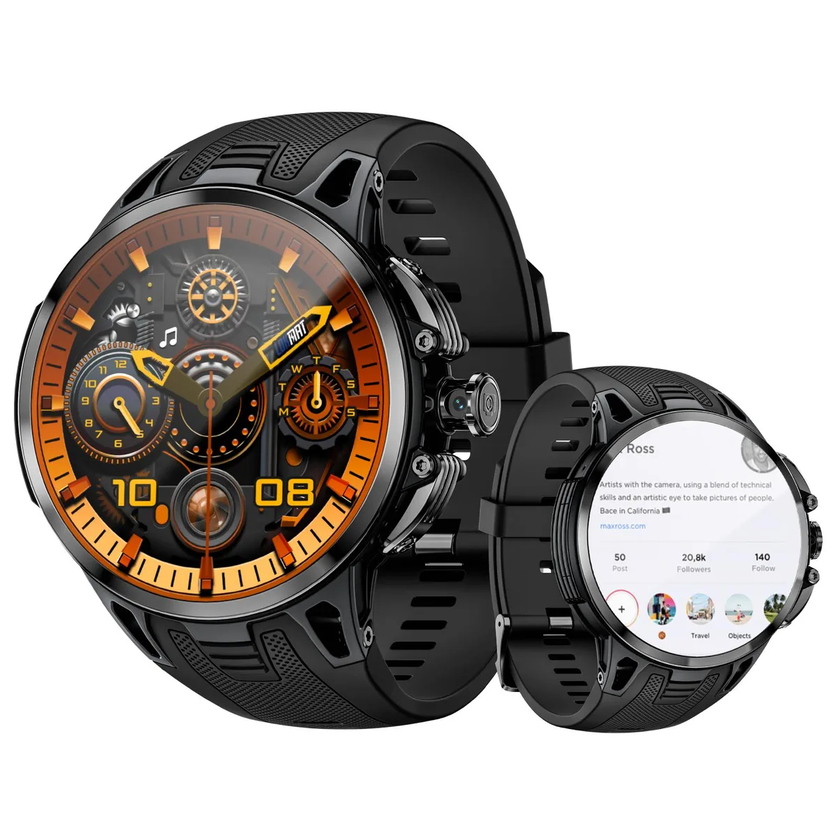 LOKMAT LOKMAT APPLLP 4 PRO 4G Smartwatch 1.75" AMOLED 3GB 32GB Black — product photo