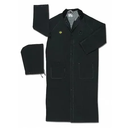 Value Brand Value Brand Rider Raincoat Black 5XL 60 in .35 mm — product photo