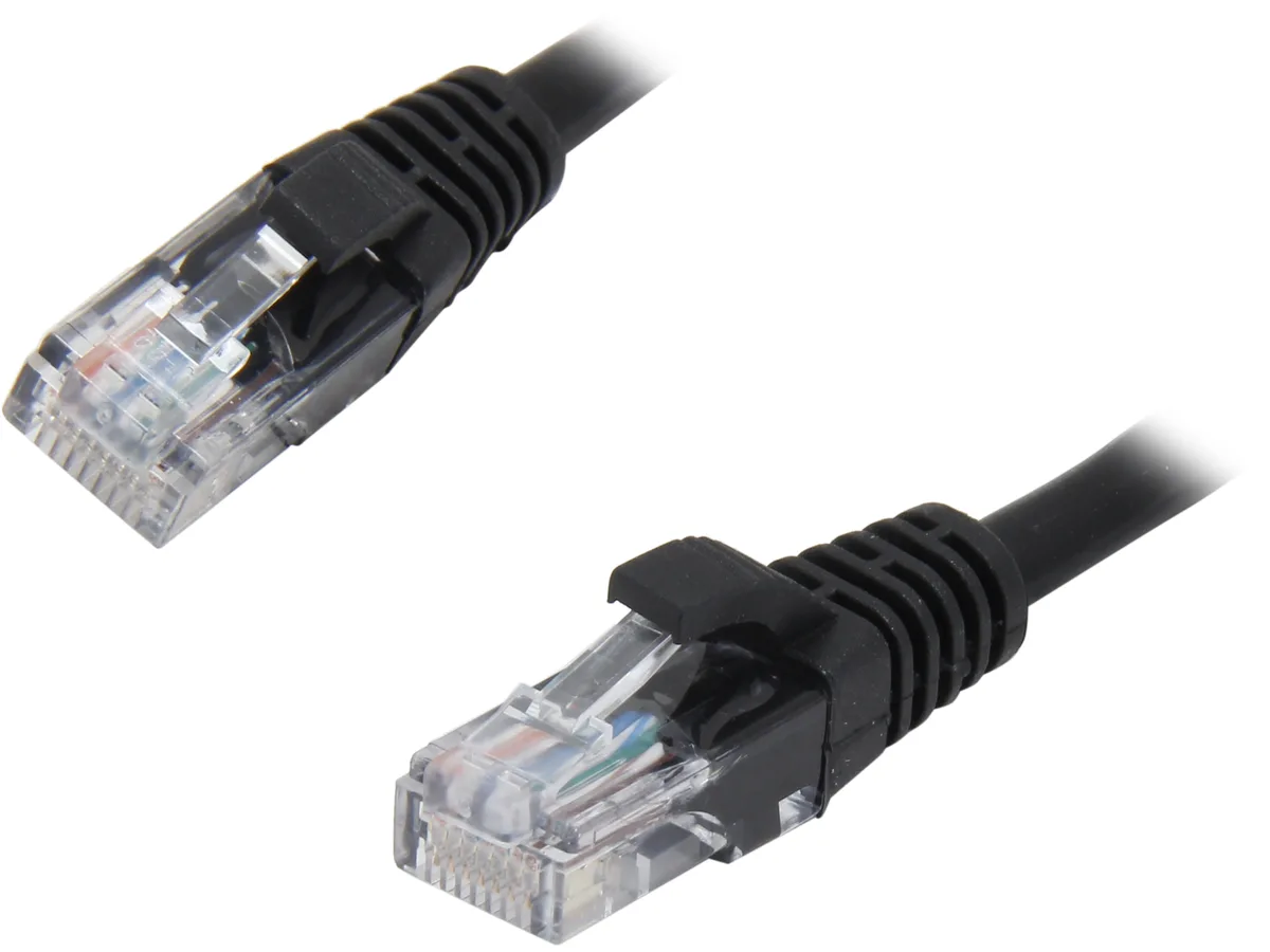 Cables To Go Cables To Go 15202 Cat5e network ethernet cable 10 ft black — product photo