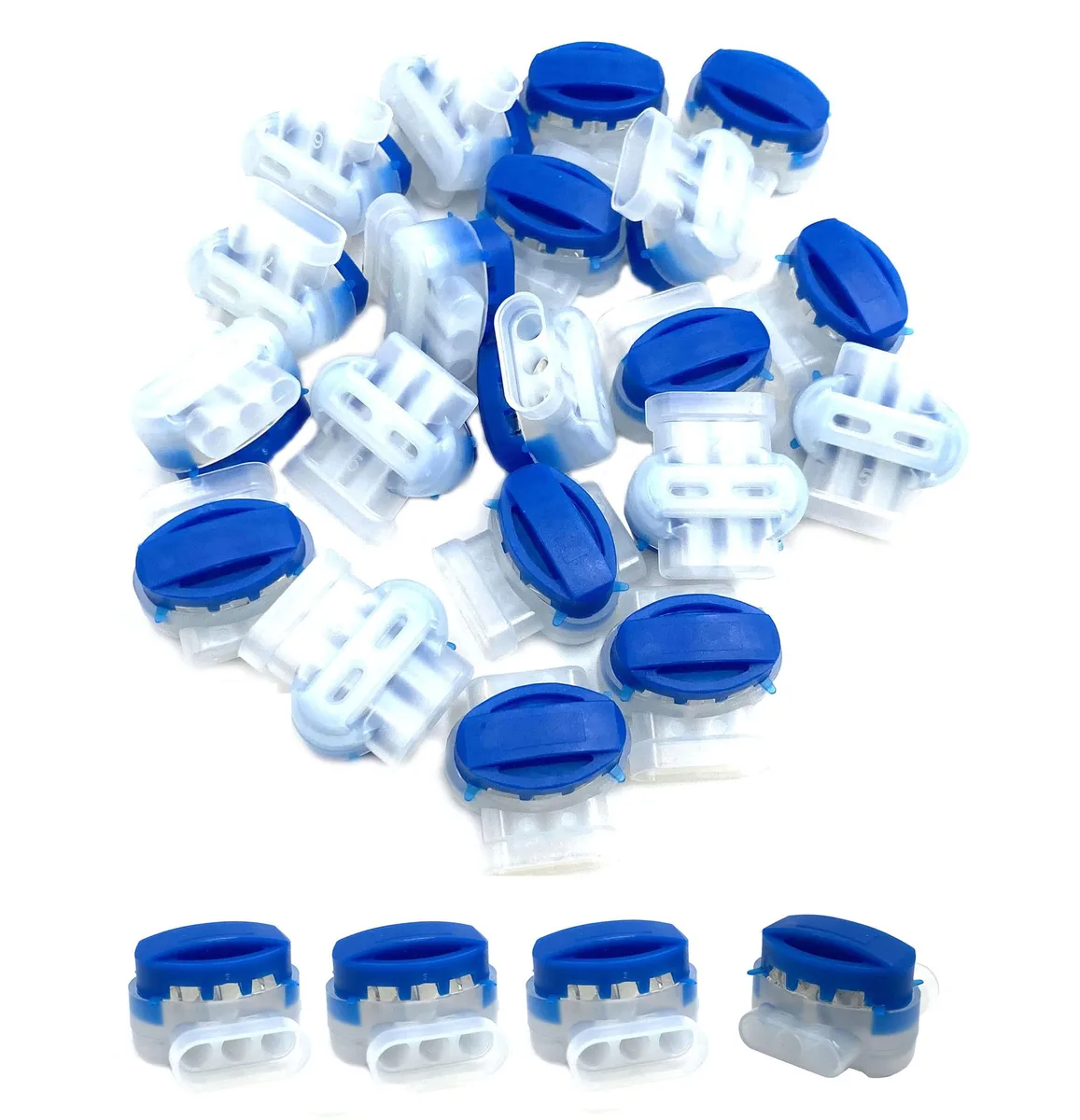  30Pcs 314-BOX Waterproof Wire Cap Connectors 22-14 AWG 600V — product photo