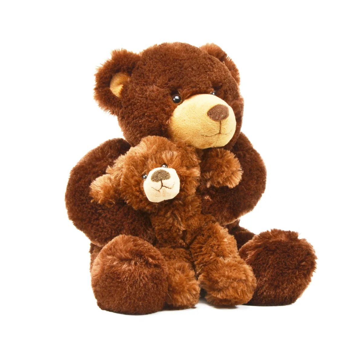 Unipak Designs Unipak Designs Jolie Mom And Baby Brown Bear 18 Inch Plush Set — product photo