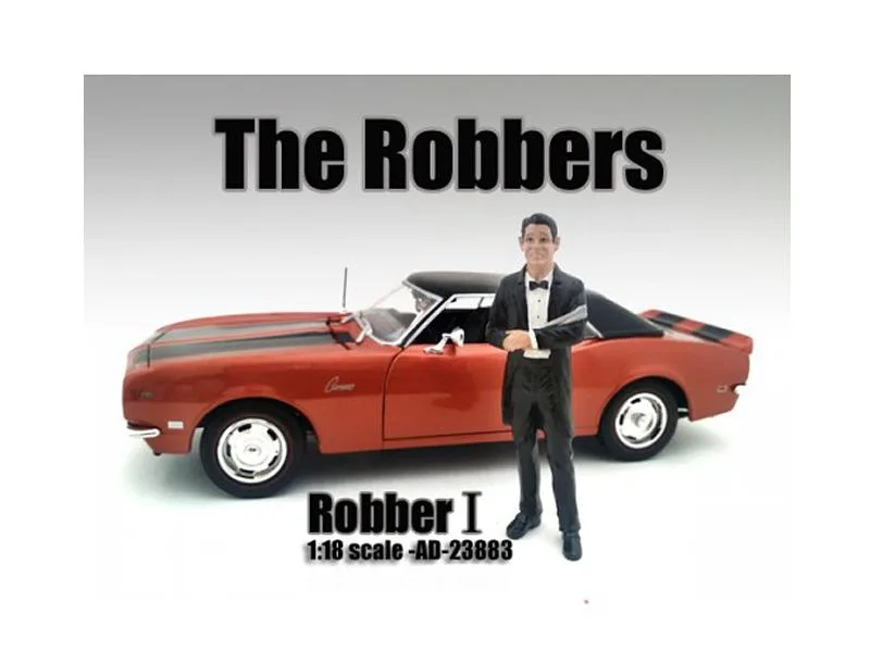 American Diorama American Diorama "The Robbers" Robber I 1:18 Figure — product photo