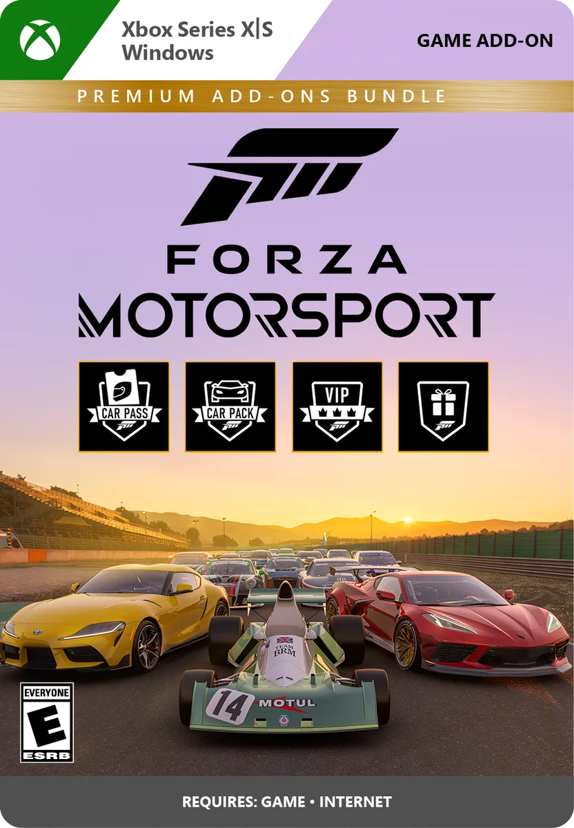 Microsoft Microsoft 7CN-00114 Forza Motorsport Premium Add-Ons Bundle downloadable game — product photo