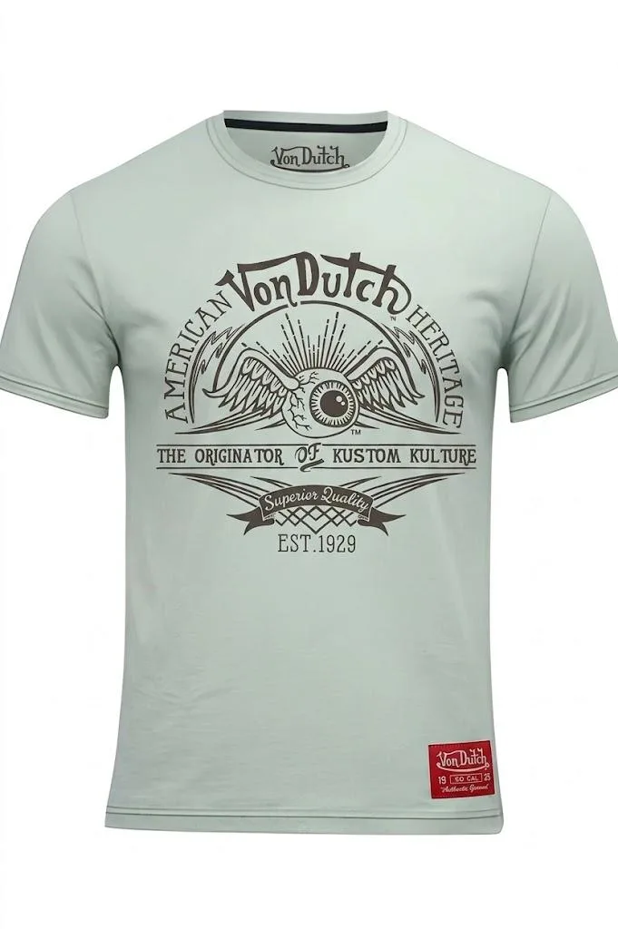 Von Dutch Von Dutch Men's Authentic Graphic Tee Tan Large — product photo