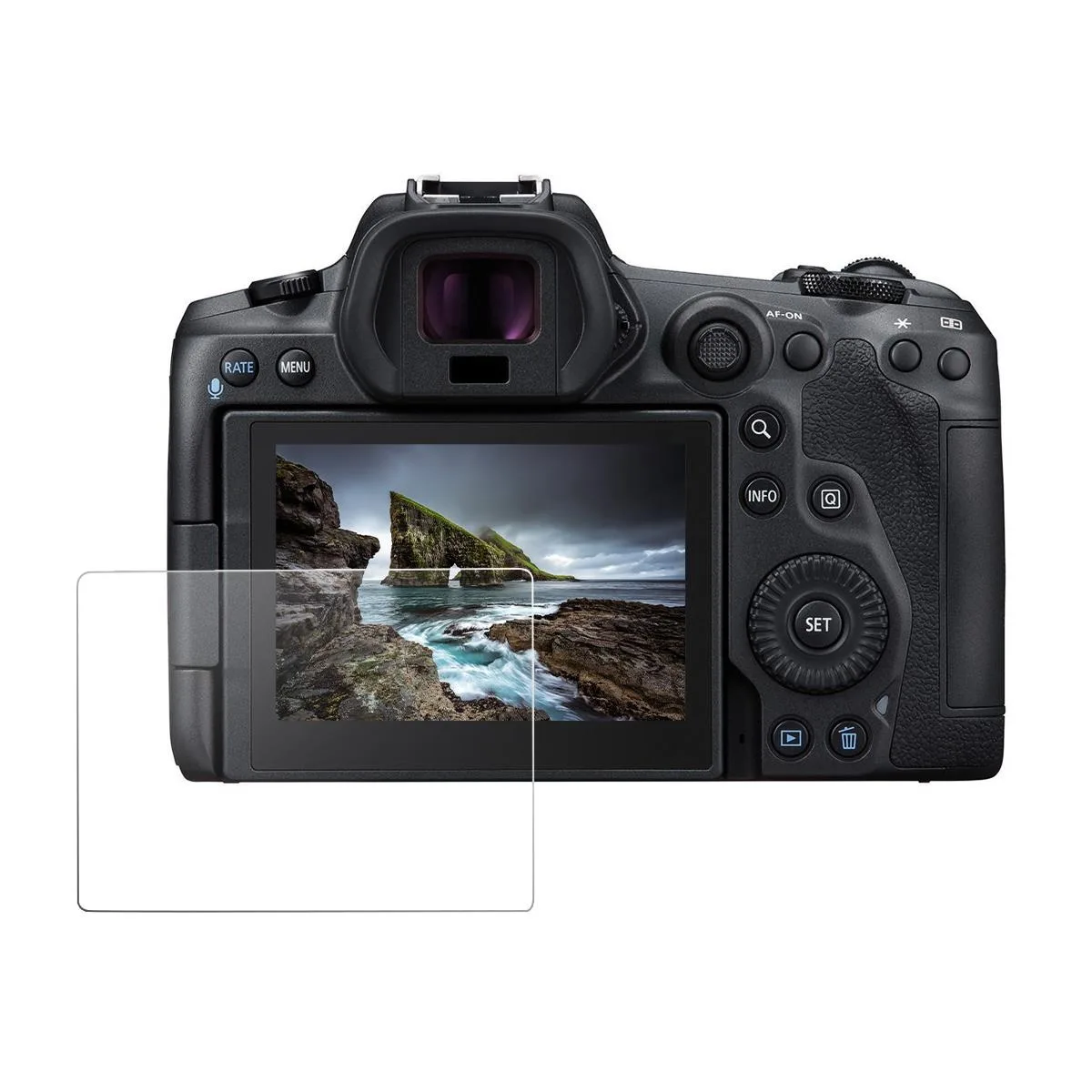ProOPTIC ProOPTIC Glass LCD Screen Protector Kit 0.44 mm for Canon EOS R3 R5 — product photo