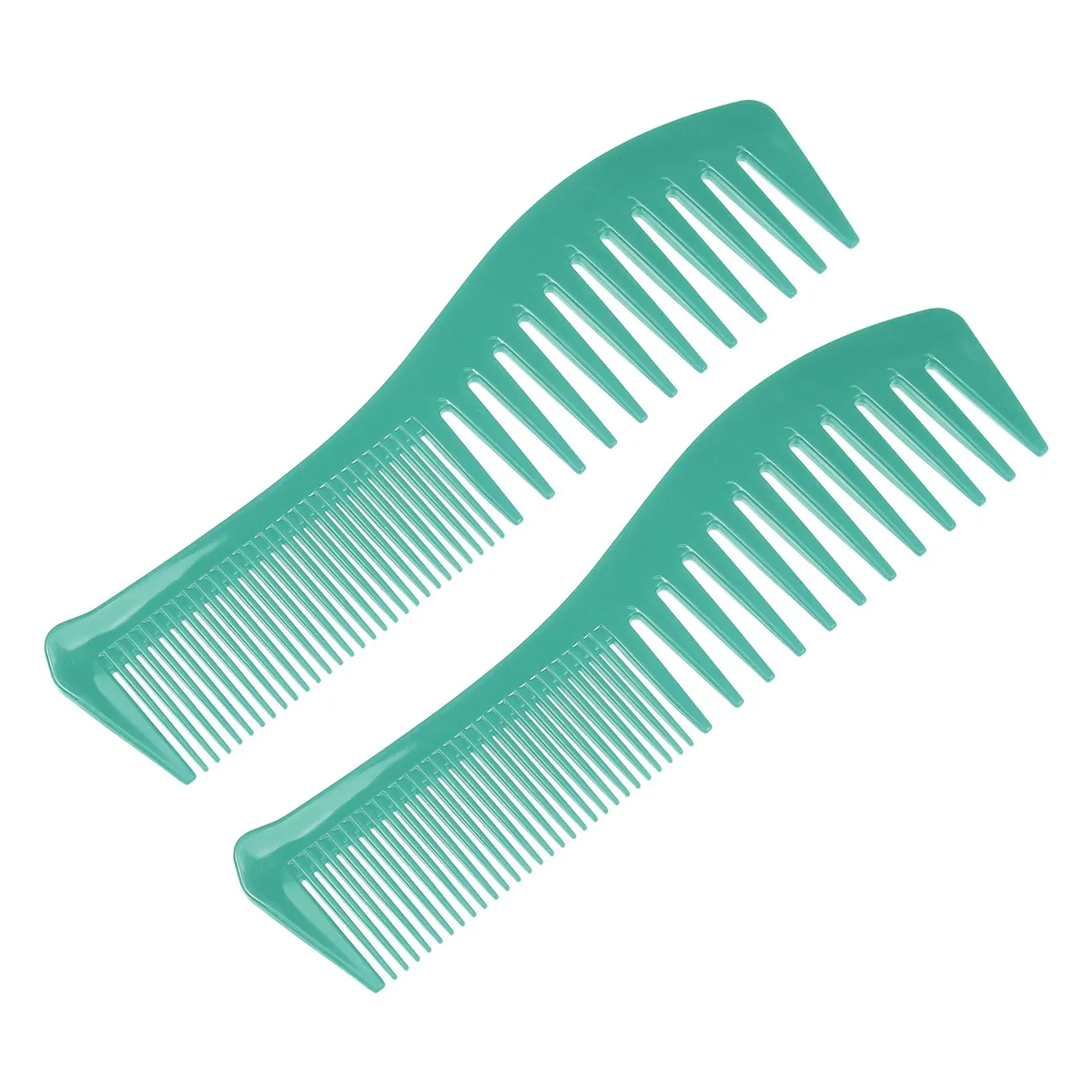 Unique-Bargains Unique-Bargains Wide-Tooth Detangling Comb 2 Pcs Green — product photo