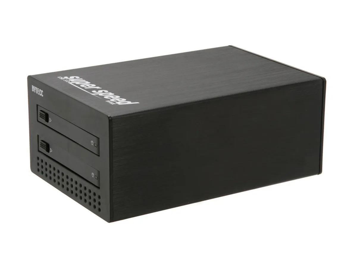 sakose sakose BT-M260U3F 2.5" dual-bay USB 3.0 FireWire RAID enclosure — product photo