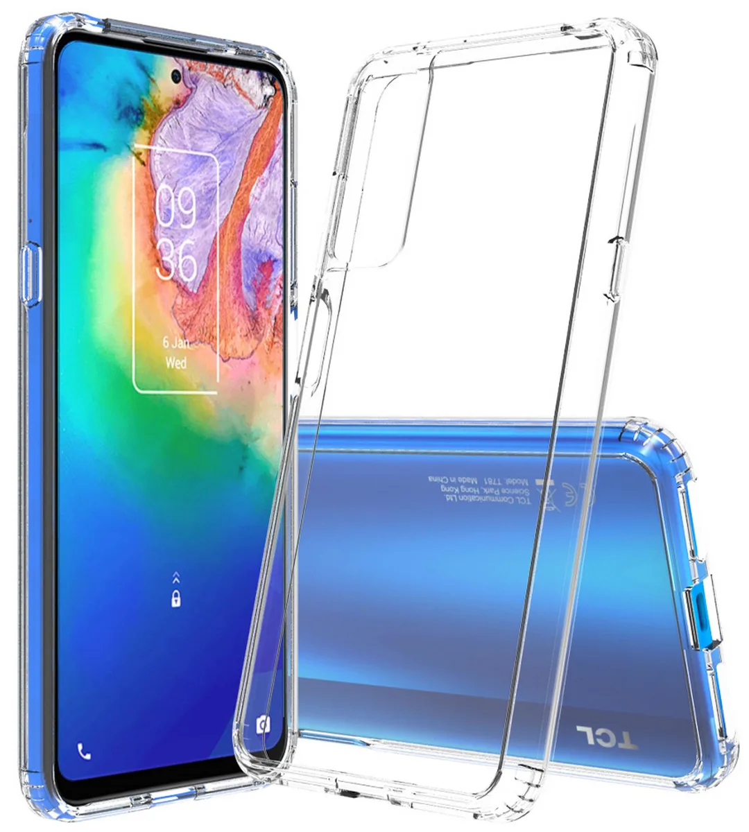 Nakedcellphone Nakedcellphone AquaFlex Clear Case for TCL 20s — product photo