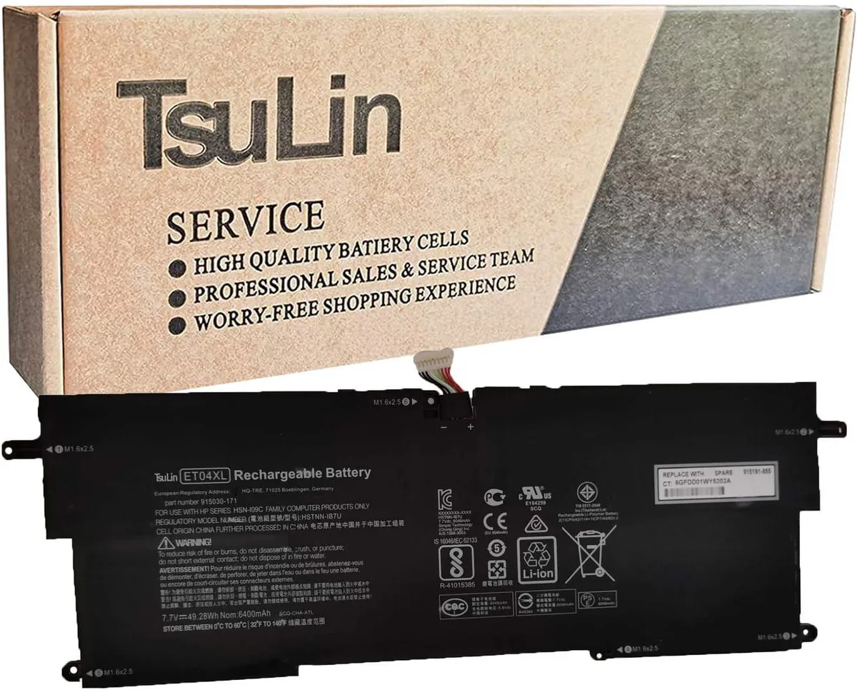 NShi NShi ET04XL 7.7V 49.81Wh 6470mAh laptop battery — product photo
