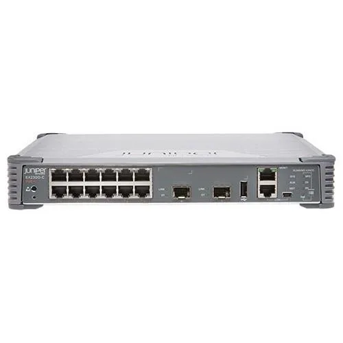 HPE Juniper Networking HPE Juniper Networking EX2300-C-12PProduct 12-port Gigabit network switch — product photo